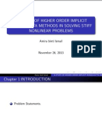 A STUDY OF HIGHER ORDER IMPLICIT RUNGE-KUTTA METHODS IN SOLVING STIFF NONLINEAR PROBLEMS - by Amira Ismail