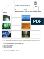 Prueba de Ciencias Naturales Segundo Basico 2