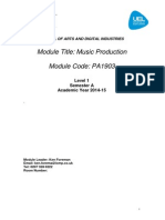 PA1903 Module Guide PDF