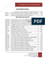 Naval Price List