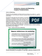 Lectura 1 - Importancia y Alcance Del Marketing PDF