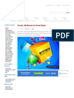 Create 3D Boxes in Corel Draw PDF