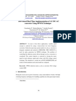 DSP Based Real Time Implementation of AC-DC-AC Converter Using SPWM Technique