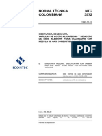 NTC 3572 Varillas de Acero Al Carbono y de Baja Aleación para Soldeo Con Gas Combustible y Oxígeno PDF