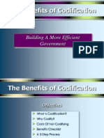 Codification of Ordinance Presentation