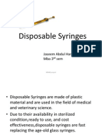 MSME Disposable Syringes