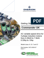 Emerson Commander SK Getting Started Guide Size A-D