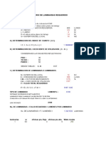 Calculo Del Numero de Lamparas Necesarias