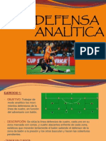 Defensa Analítica Futbol