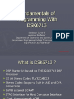 Fundamentals of Programming With DSK6713