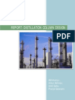 Distillation Column Design PDF