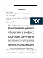 Actividades para Una Convivencia Sana y Pacifica