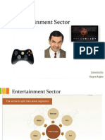 Entertainment Sector: Submitted by