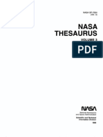 NASA Thesaurus - Volume 3 - Definitions