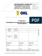 PETS-OHL-PO-SQM-CH-55 Procedimiento de Carga, Descarga y Traslado de Material Con EXCAVADORA