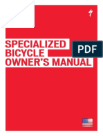 Specialized Bicycle Owner S Manual 1