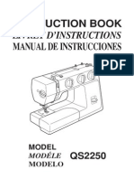 Sewing Machine Manual QS2250