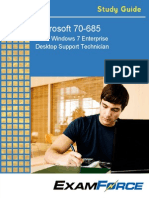 Microsoft 70-685: PRO: Windows 7 Enterprise Desktop Support Technician