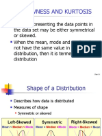 CH 10 Skewness Kurtosis