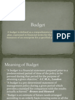 Budget