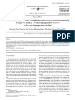 Selective Hydrogenation of 2-Ethylanthraquinone Over An Environmentally Benign Ni-B/SBA-15 Catalyst Prepared by A Novel Reductant-Impregnation Method