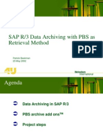 SAP R3 Archiving With PBS