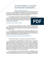 Dilemas Éticos en Torno Al Cuidado de Personas en Estado Vegetativo