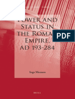 Power and Status in The Roman Empire AD 193-284 by Inge Mennen