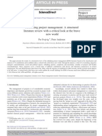 Rethinking Project Management - A Structured Literature Review With A Critical Look - IJPM.2014