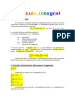 Deducción de Fórmulas de Integracion PDF