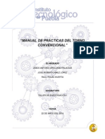 Manual de Prácticas Del Torno Convencional