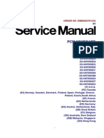 Technics Keyboard SX-KN7000 Service Manual