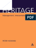 Heritage, Management, Interpretation, Identity