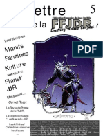 La Lettre de La FFJDR n.5 - Mars 1999