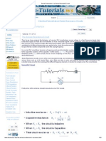 Series Resonance in A Series Resonant Circuit