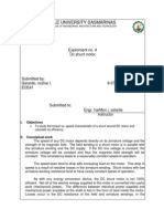 De La Salle University Dasmarinas: Experiment No. 4 DC Shunt Motor