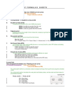 PMP Formulas