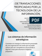 Tipos de Transacciones Propiciadas Por La Tecnología de La Información