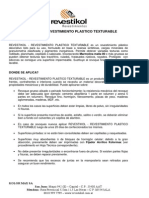 Ficha Tecnica Revestimiento Plastico Texturable Revestikol PDF