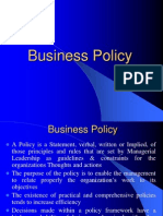 Business Policy Specific