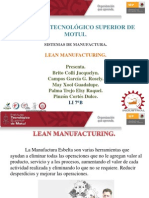 Introduccion de Lean MANUFACTURING