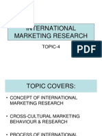 International Marketing Research