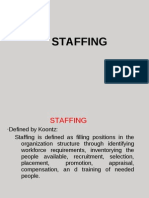 Defined by Koontz: Staffing Is Defined