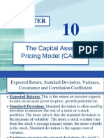 Ch-10 (Return and Risk-The Capital Asset Pricing Model)