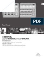 BCF2000 and BCR2000 Manual - English