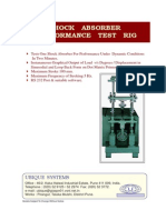 Shock Absorber Performance Test Rig: Ubique Systems