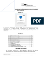 MANUAL DE USUARIO PARA LA DECLARACIÓN INFORMATIVA DE OPERACIONES CON TERCEROS 2014 Versión 1.1.5