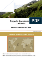 Proyecto de Exploracion Minero La Colosa PDF