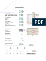 Isolated Footing Design: Forces Details