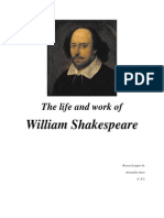 The Life and Work of W Shakespeare